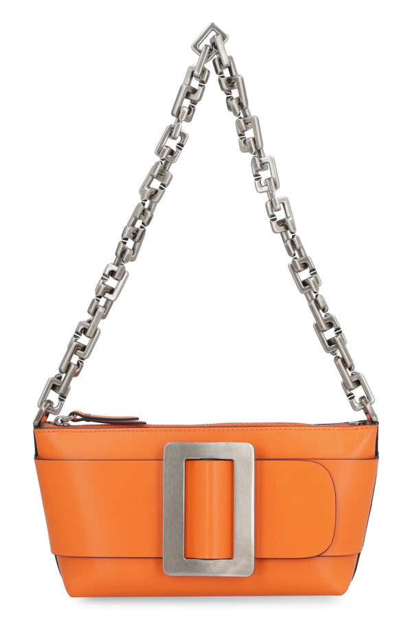 Buckle Pouchette leather mini bag-1